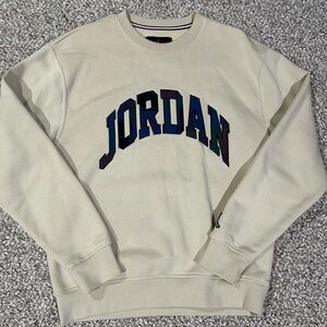 Jordan Patchwork Cream Crewneck
